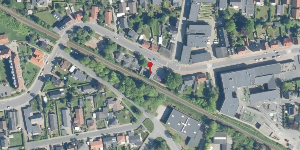 Historisk kort over Sønderport Trinbræt Historisk kort over Sønderport Trinbræt