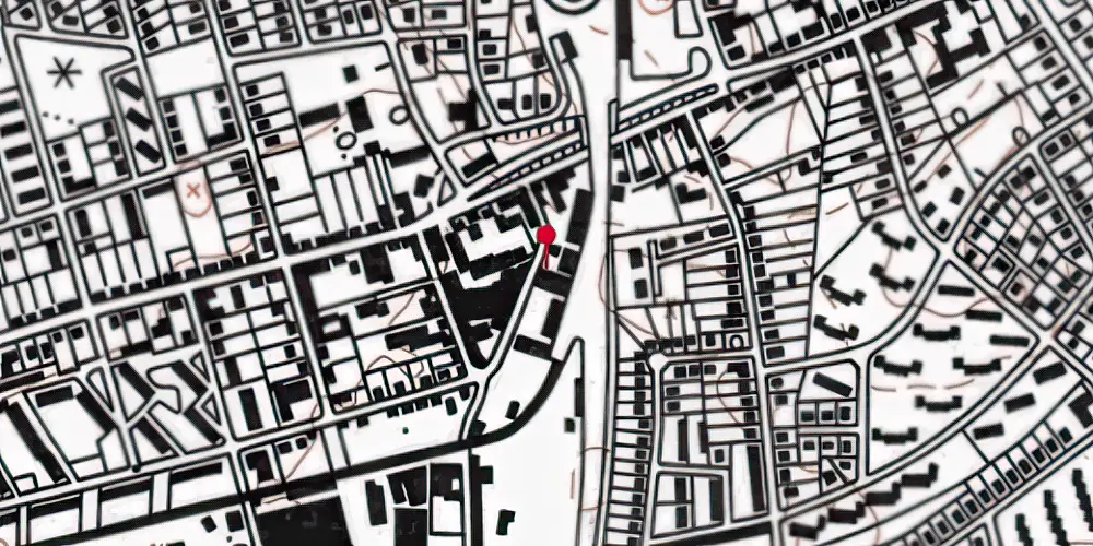 Historisk kort over Vojens Amtsbanegård Historisk kort over Vojens Amtsbanegård