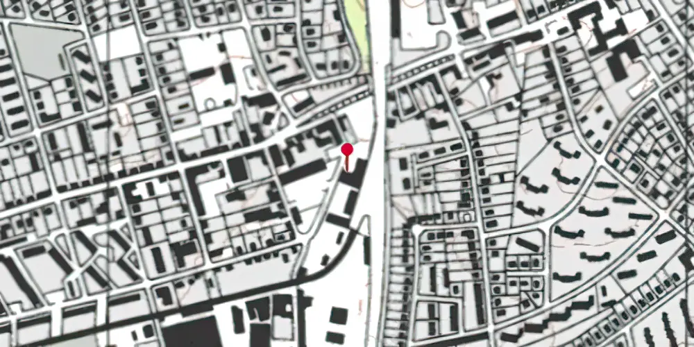 Historisk kort over Vojens Amtsbanegård Historisk kort over Vojens Amtsbanegård