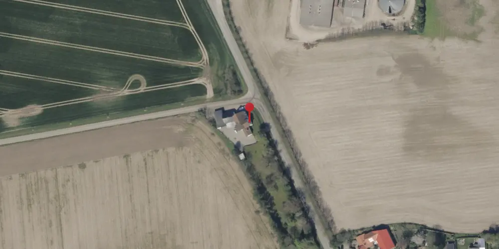 Historisk kort over Nørre Vilstrup Station