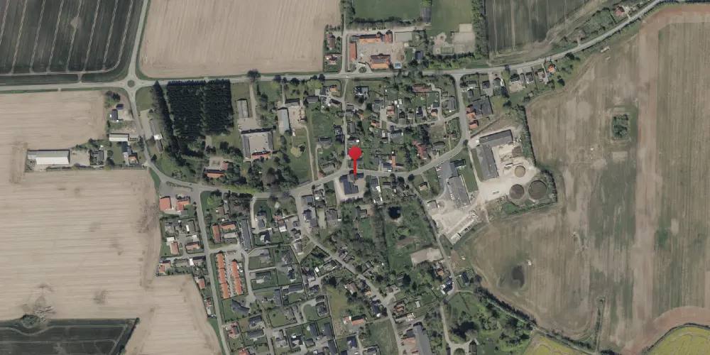 Historisk kort over Sønder Vilstrup Station