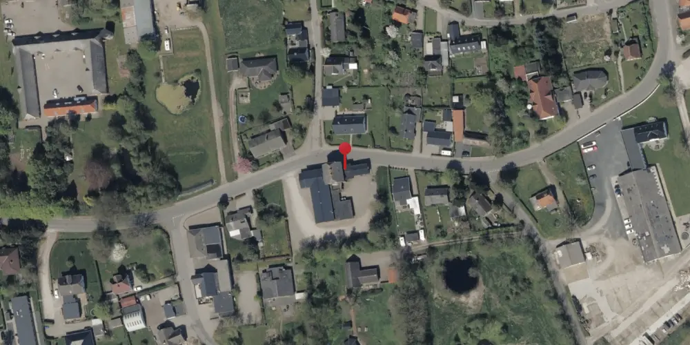 Historisk kort over Sønder Vilstrup Station