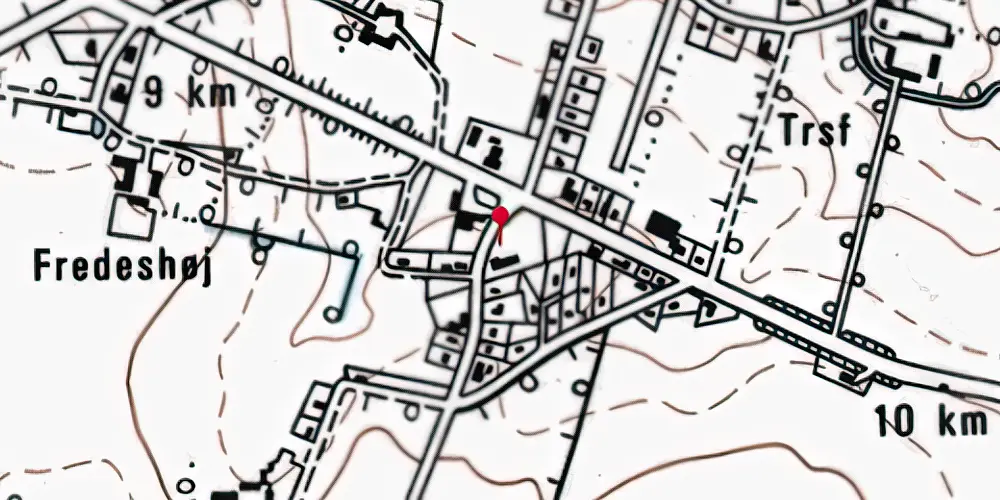 Historisk kort over Hejsager Station