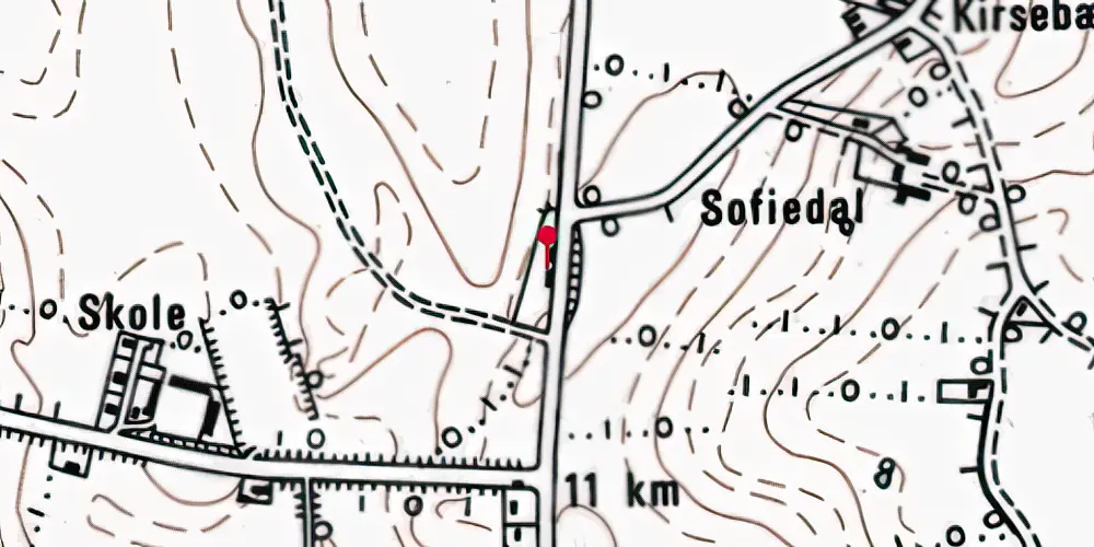 Historisk kort over Halk Station