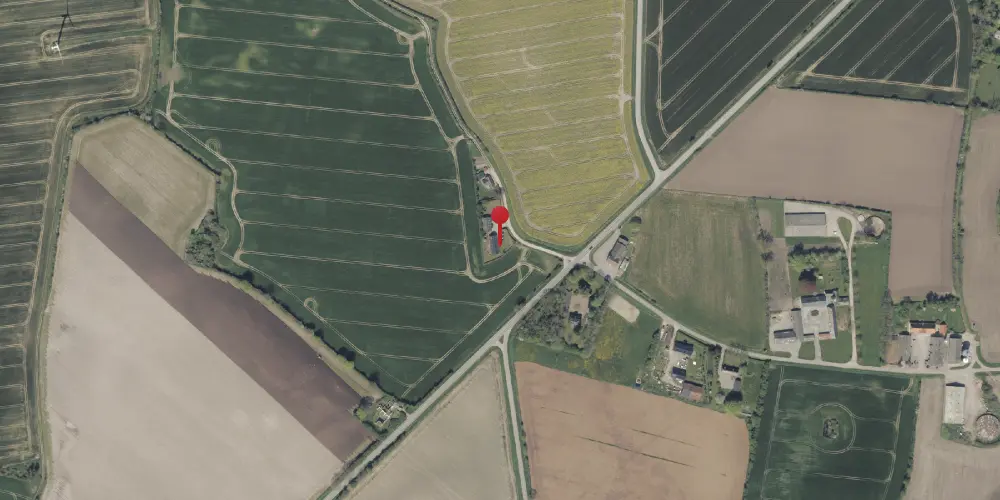 Historisk kort over Hyrup Station