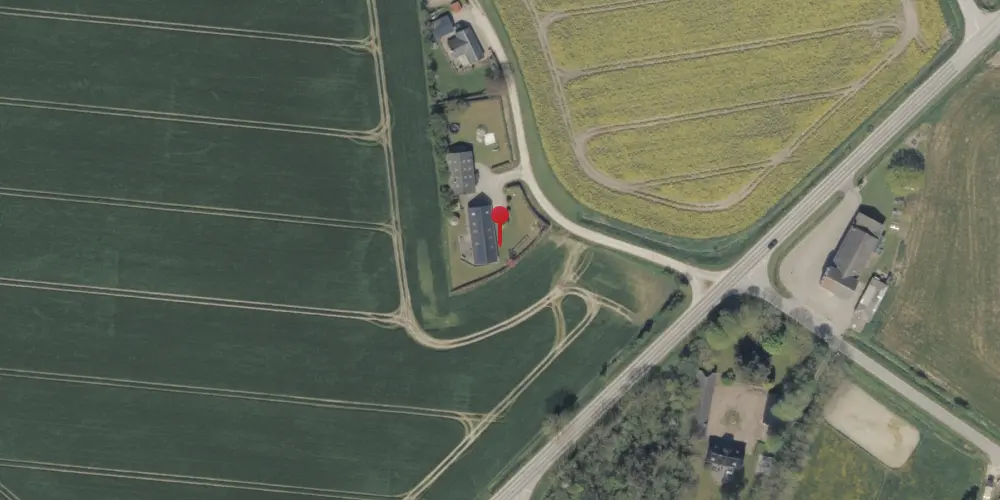 Historisk kort over Hyrup Station