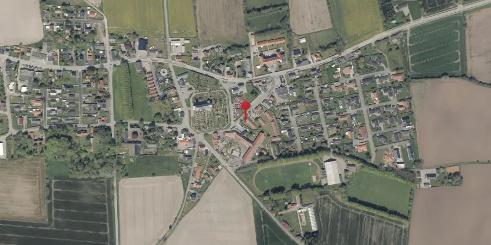 Historisk kort over Øsby Station