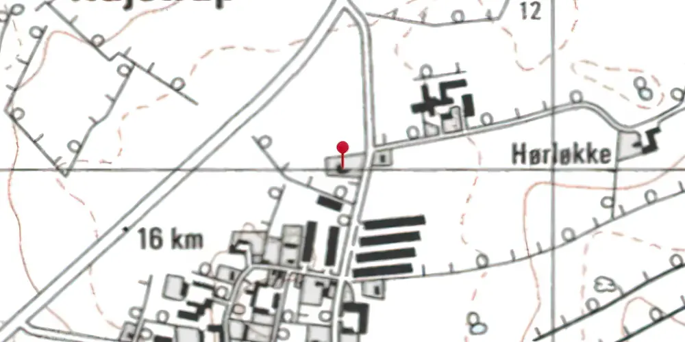 Historisk kort over Råde Station Historisk kort over Råde Station