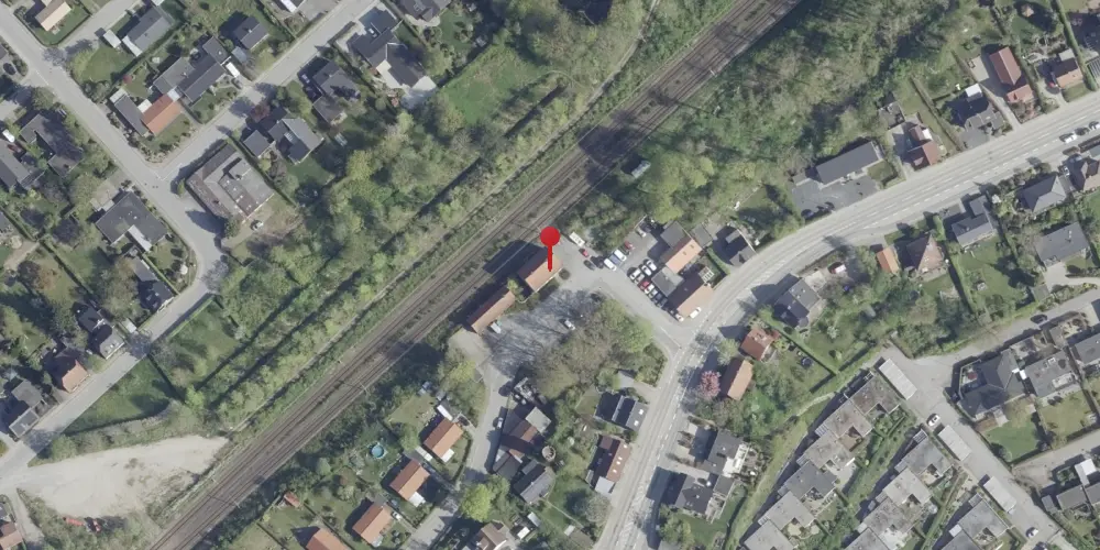 Historisk kort over Stilling Station [1924-1974]