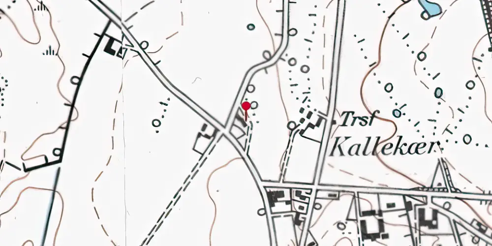 Historisk kort over Lerte Station