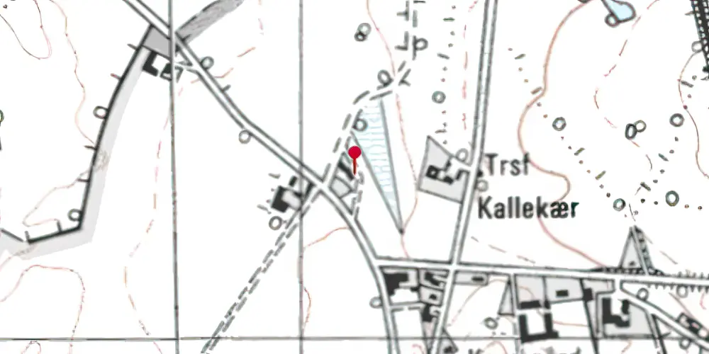 Historisk kort over Lerte Station