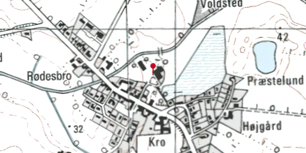 Historisk kort over Mølby (Tovskov) Station