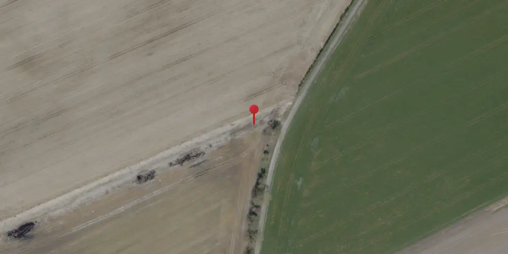 Historisk kort over Østergårde Holdeplads med sidespor Historisk kort over Østergårde Holdeplads med sidespor