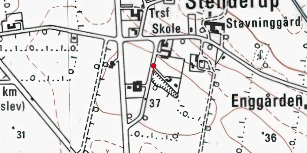 Historisk kort over Stenderup (HAB) Trinbræt Historisk kort over Stenderup (HAB) Trinbræt