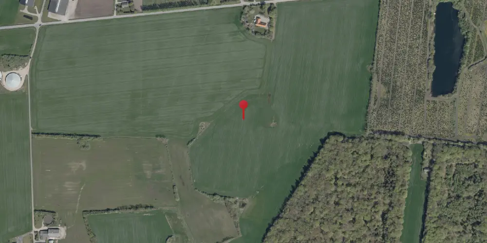 Historisk kort over Fjersted Trinbræt med Sidespor Historisk kort over Fjersted Trinbræt med Sidespor