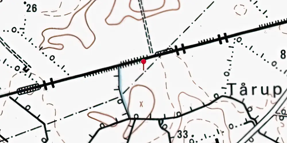 Historisk kort over Taulov Kombiterminal Historisk kort over Taulov Kombiterminal
