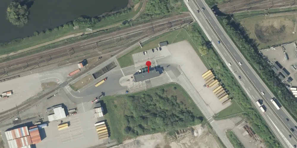 Historisk kort over Taulov Kombiterminal Historisk kort over Taulov Kombiterminal