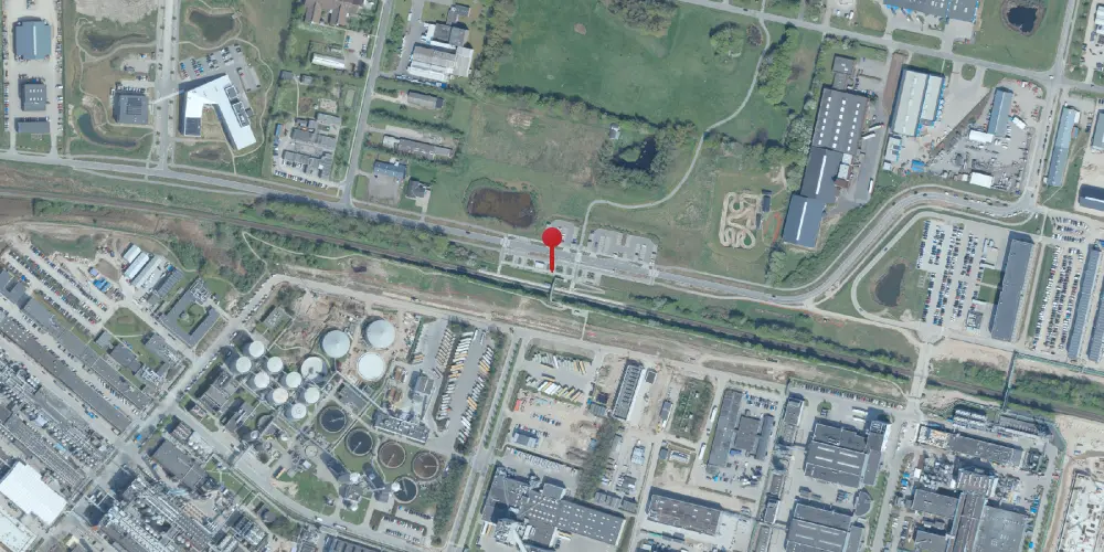 Historisk kort over Kalundborg Øst Trinbræt