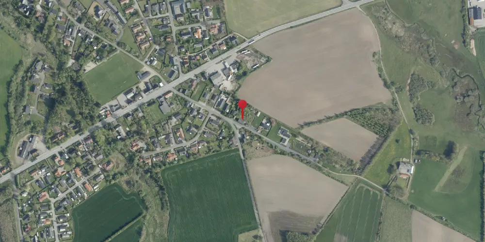 Historisk kort over Ravnstrup Station [1865-1943]