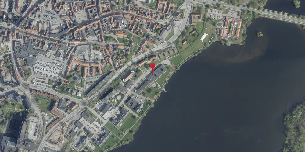 Historisk kort over Viborg Banegård [1863-1896]