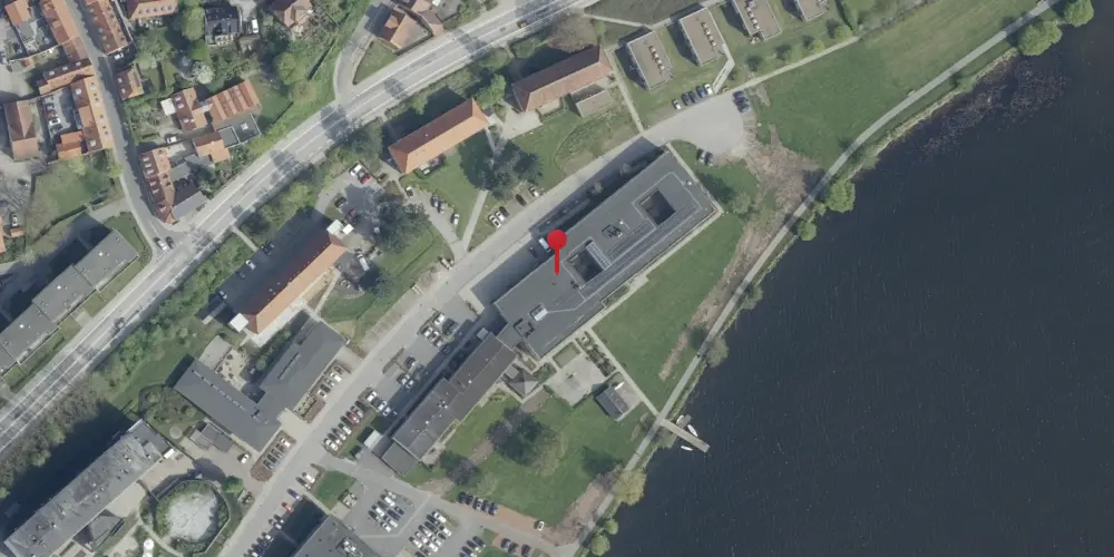 Historisk kort over Viborg Banegård [1863-1896]