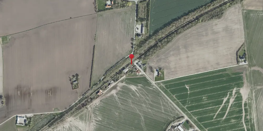 Historisk kort over Ålsø Billetsalgssted [1876-1889]