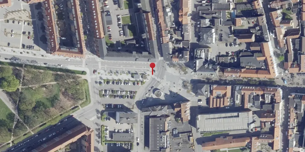 Historisk kort over Horsens Banegård [1868-1929]