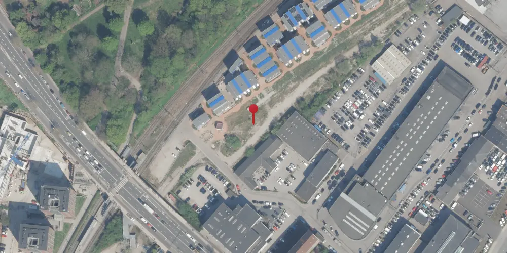 Historisk kort over Lersøen Godsbanegård Historisk kort over Lersøen Godsbanegård