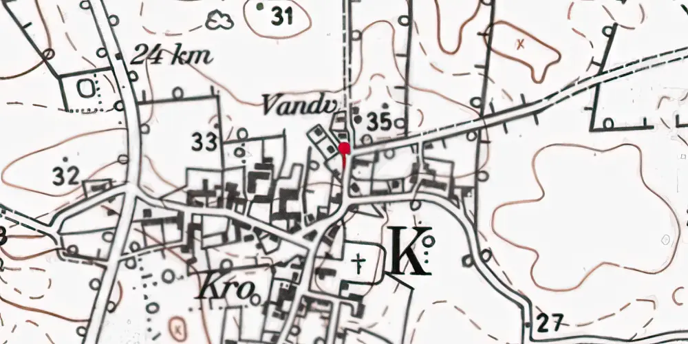 Historisk kort over Oksbøl (Als) Station