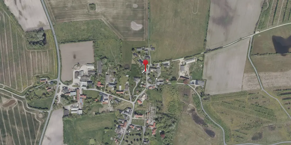 Historisk kort over Oksbøl (Als) Station