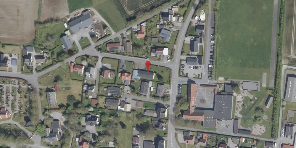 Historisk kort over Tandslet Station