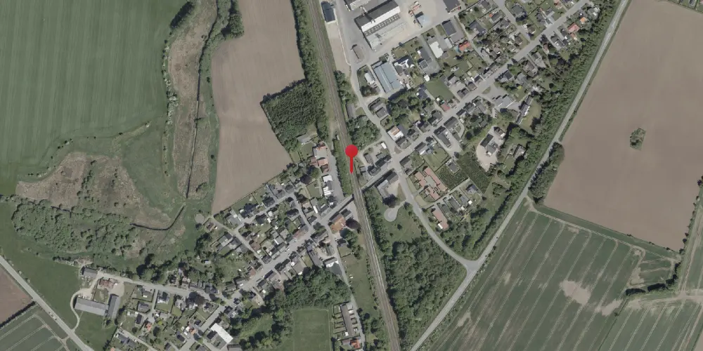 Historisk kort over Sommersted Teknisk Station