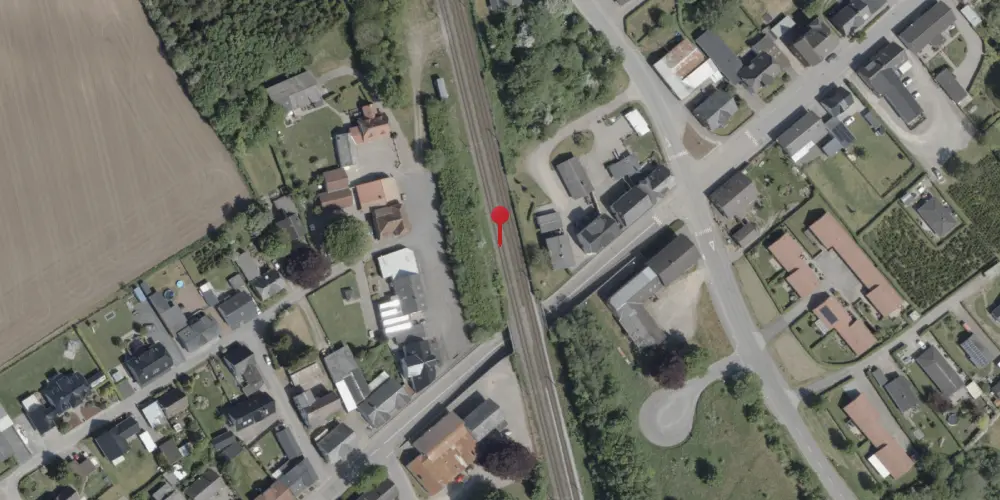 Historisk kort over Sommersted Teknisk Station