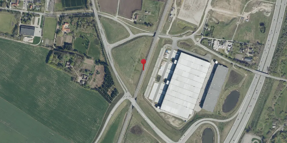 Historisk kort over Jersie Fjern Teknisk Station Historisk kort over Jersie Fjern Teknisk Station