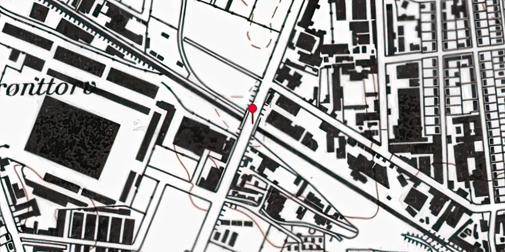 Historisk kort over Vigerslev (Syd Øst) Teknisk Station