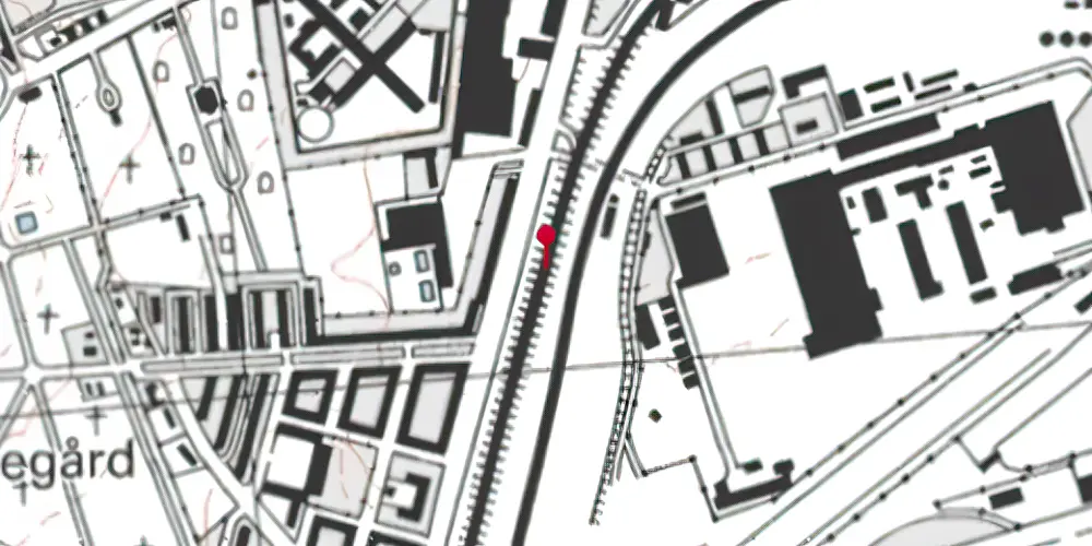 Historisk kort over Bavnehøj (Nord) Teknisk Station Historisk kort over Bavnehøj (Nord) Teknisk Station