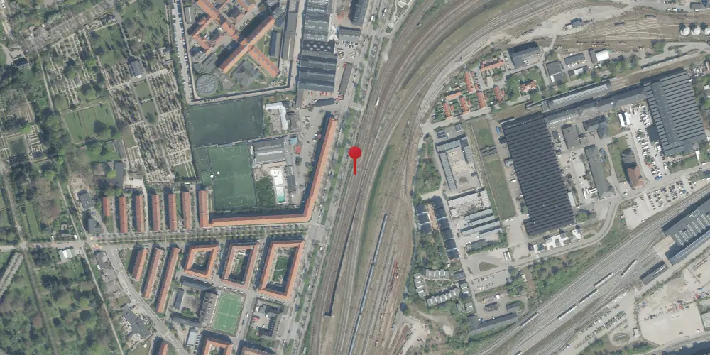 Historisk kort over Bavnehøj (Nord) Teknisk Station Historisk kort over Bavnehøj (Nord) Teknisk Station