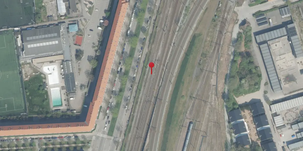 Historisk kort over Bavnehøj (Nord) Teknisk Station Historisk kort over Bavnehøj (Nord) Teknisk Station