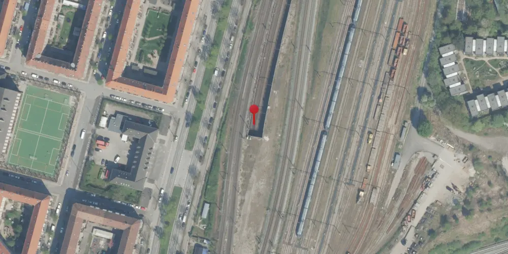 Historisk kort over Bavnehøj (Syd) Teknisk Station Historisk kort over Bavnehøj (Syd) Teknisk Station