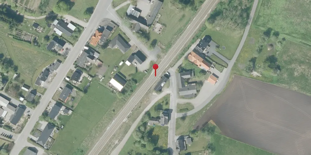 Historisk kort over Ellidshøj Teknisk Station