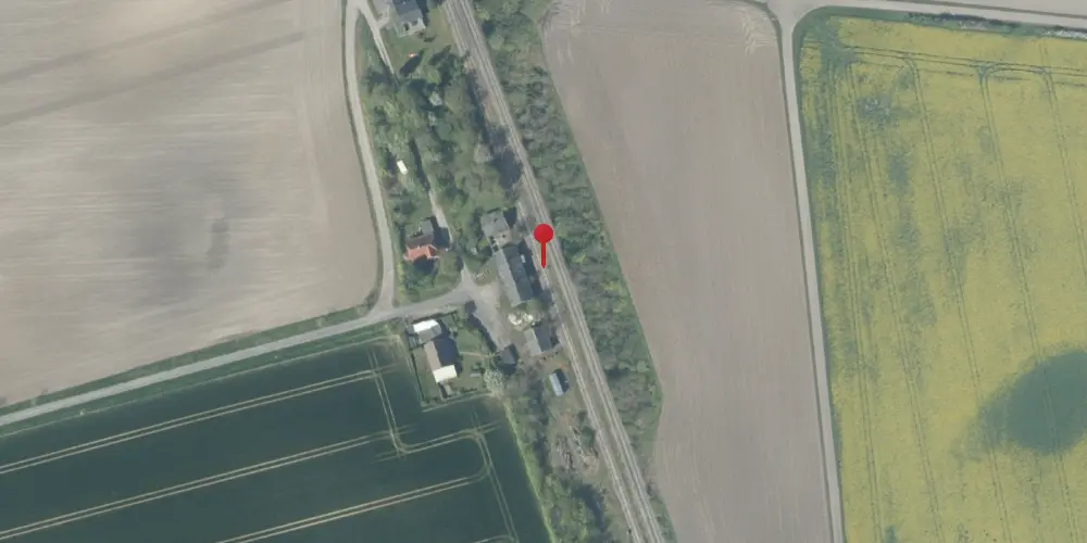 Historisk kort over Fiskebæk Teknisk Station