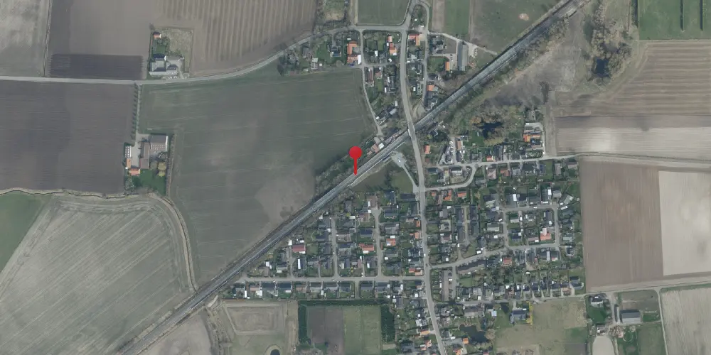 Historisk kort over Forlev Teknisk Station