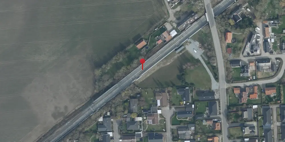 Historisk kort over Forlev Teknisk Station