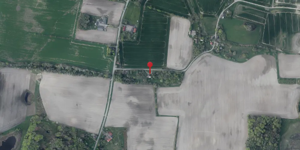 Historisk kort over Krogsbjerg Station