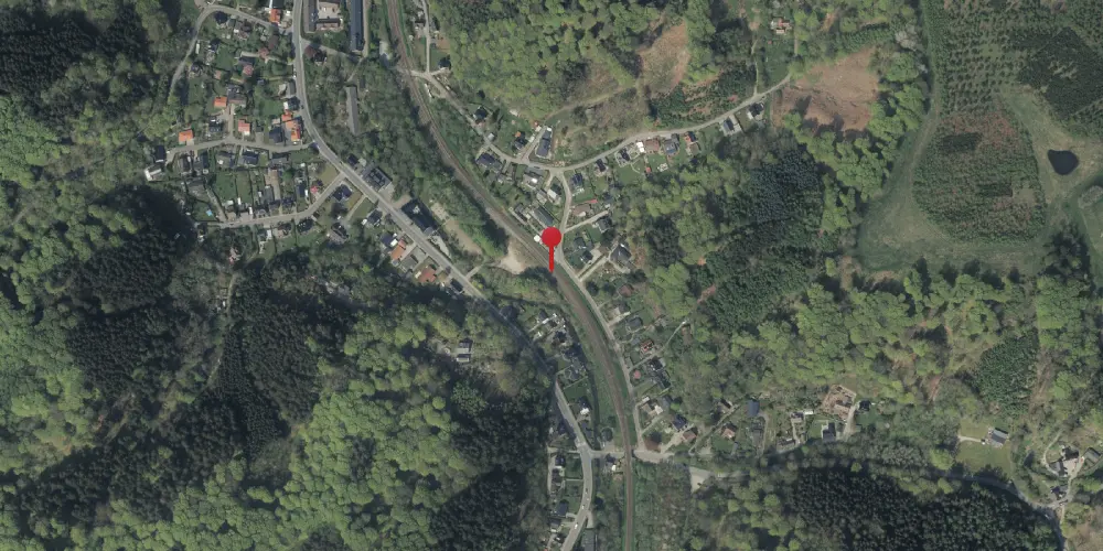 Historisk kort over Grejsdal Teknisk Station