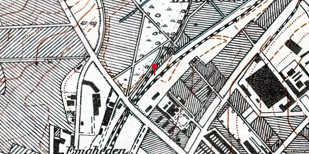 Historisk kort over Lersøen Teknisk Station Historisk kort over Lersøen Teknisk Station