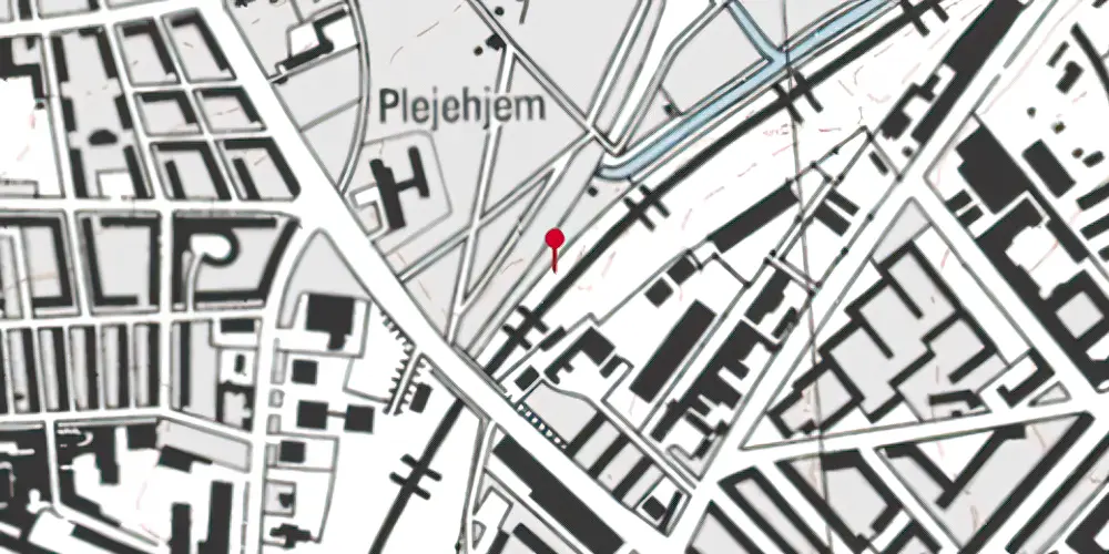 Historisk kort over Lersøen Teknisk Station Historisk kort over Lersøen Teknisk Station