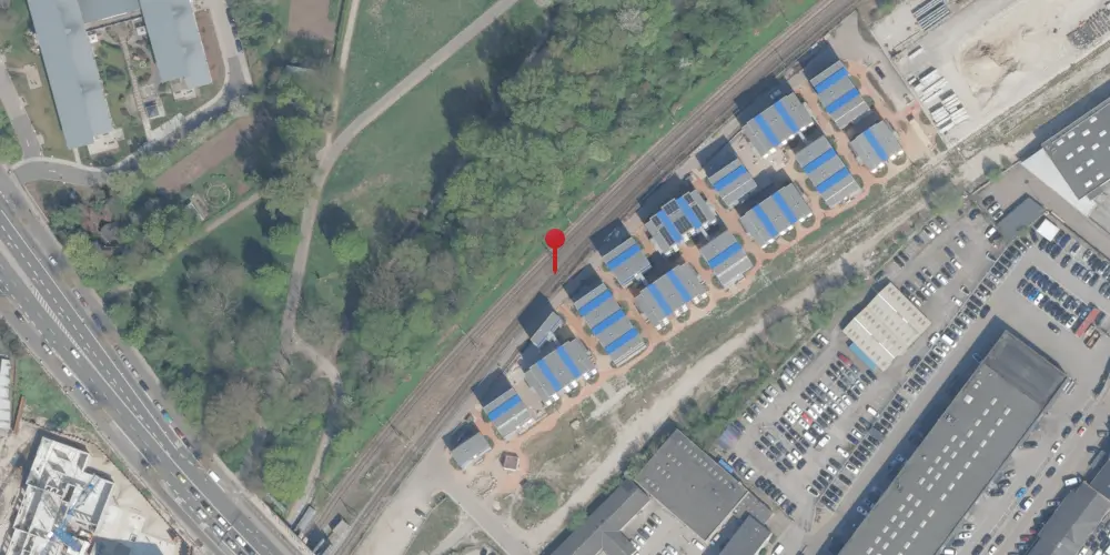 Historisk kort over Lersøen Teknisk Station Historisk kort over Lersøen Teknisk Station