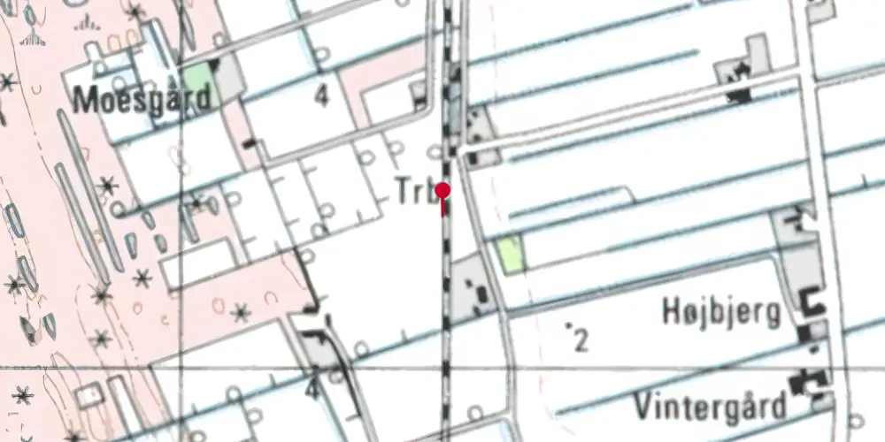 Historisk kort over Napstjert Trinbræt