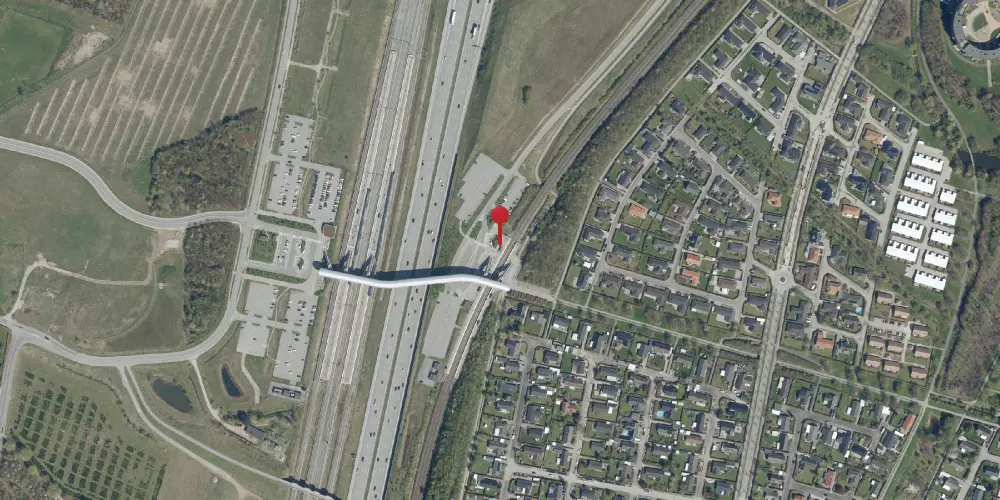 Historisk kort over Køge Nord S-togstrinbræt Historisk kort over Køge Nord S-togstrinbræt